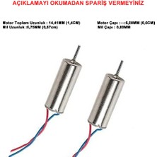 Quadcupter Motor Helikopter Motor Yedek Motor Drone Motor 2 Adet