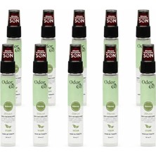 ODORGO Cep ve Çanta Boy Koku Yok Edici Sprey 30 ml 10'lu Sigara Araba ve Anlık Tazelik Bitkisel Vegan