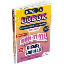 Dizgi Kitabevi Dizgi Kitap 2026 Kpss A Hukuk Konularına Göre Tasnif Edilmiş Son 11 Yıl Tamamı Çözümlü Orijinal Çıkmış Sorular 2. Baskı (2015-2025)