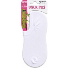 Uğur İnci Uğur Inci Bayan Bambu Görünmez Çorap 36-40 Dikişsiz Nefes Alan Babet Çorap 6 Lı  Paket