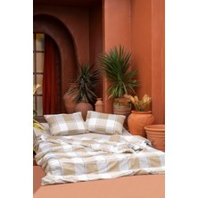 Kışlık Pazen Tek Kişilik Nevresim Takımı Beige