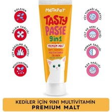 Kediler Için 9in1 Multivitamini Macunu, Tüy Eklem Glukozamin Yavru Sağlığı Destekleyici Malt 100ML