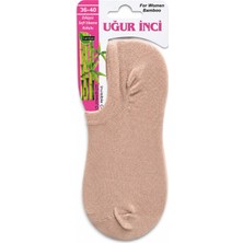 Uğur İnci Uğur Inci Bayan Bambu Görünmez Çorap 36-40 Dikişsiz Nefes Alan Babet Çorap 6 Lı  Paket
