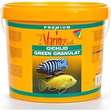 AHM Cichlid Green Gran 10 lt - 3 kg Balık Yemi Yüksek Protein İçeren Premium Kalite Beslenme