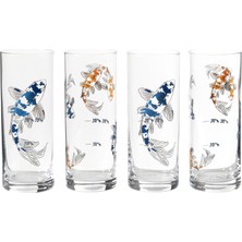 Mudo Home Fısh Rakı Kadehi 4'lü Set - 195ML