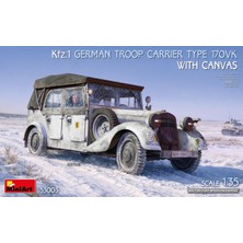 Miniart 53003 1:35 Kfz.1 Alman Askeri Taşıyıcı Tip 170VK (Brandalı)