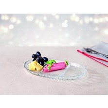 Teknollojia Elegant Bölmeli Oval Tabak 163X278 mm 000-SEFFAF 1 Ofset Hediyelik Kutu 6 Paşabahce
