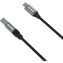 Teknollojia SL-U2004 Usb2.0 1.5m Metal Başlıklı Siyah Yazıcı Kablosu