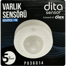 Dita PU36014 Kızılötesi / Pır Sıva Üstü 360° Varlık Sensörü
