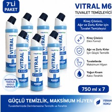 Maya Kimya Vitral M6 Ağır ve Zorlu Kirler Için Tuvalet Temizleyici, Kireç Çözücü 750 ml *6 Adet