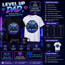 Tişört Kodu Level Up Dad Regular Fit Erkek Tişört – Oyunun Gerçek Kahramanı