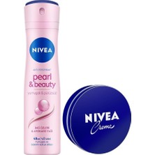 Teknollojia Creme Nemlendirici 30ML ve Kadın Sprey Deodorant Pearl&beauty 150ML, 48 Saat Terleme Karşıtı