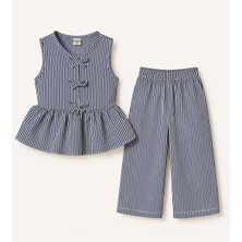 My Kids Wear Kız Çocuk Bella Fiyonk Detaylı Alt Üst Takım 12799