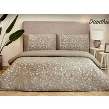 İlkim Tekstil Nev Tek Kişilik Nevresim Takımı Dianthus Gri (Y)