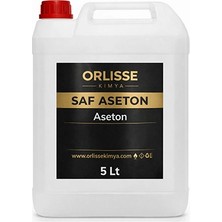 Orlisse Aseton 5 Lt – Güçlü Çözücü, Yağ & Boya Temizleyici %99.9 Saf