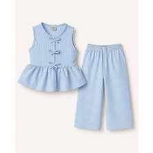 My Kids Wear Kız Çocuk Bella Fiyonk Detaylı Alt Üst Takım 12802
