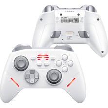 BEITONG KP40 TMR Sertlik Ayarlanabilir Joystick Kablosuz Beyaz Gamepad ( PC Uyumlu )