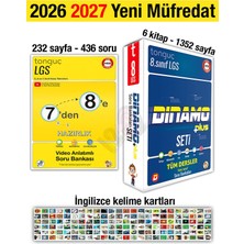Tonguç Akademi 7'den 8'e Hazırlık Kitabı 2026 Yaz Tatili 2027 8. Sınıf Dinamo Tüm Dersler Soru Bankası Set