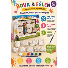 Hediye Sepeti 1643 Minik Sanatçılar Taş Boyama Seti - Boya & Eğlen Eğitici Hobi Seti