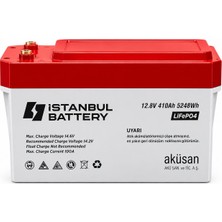 Megacell / Istanbul Battery- 12.8 V 410 Ah Lityum Demir FOSFAT(LIFEP04)-PRİZMATİK Hücreli