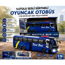 Trust Store Kutulu Sesli Sürtmeli Oyuncak Otobüs 1:16 Büyük Boy Işıklı Yolcu Otobüsü