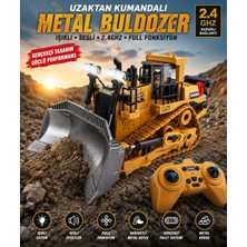 Trust Store Uzaktan Kumandalı Metal Buldozer  Işıklı Sesli 2.4ghz Full Fonksiyon Profesyonel Iş Makinesi