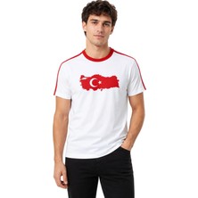 Organickid Türkiye Unisex Beyaz Baskılı T-Shirt