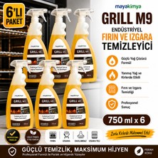 Maya Kimya Grill M9 Fırın ve Izgara Temizleyici 750 ml x 6'lı Paket