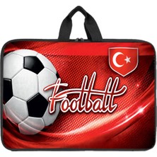 Futbol Topu Desenli Proje Çantası Evrak Çantası Büyük Boy Proje  - Resim - Çizim Çantası