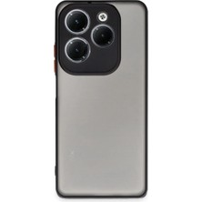 Nerm Infinix Hot 40 Pro Kılıf Montreal Silikon Kapak - Siyah