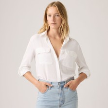 Levi's Elaıne Utılıty Kadın Beyaz Gömlek 005NJ-0002