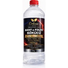 Orlisse Bant & Folyo Sökücü 1l Extra Güçlü Yapışkan Etiket Temizleyici Profesyonel Solvent