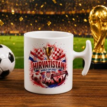Bk Gift Hırvatistan Taraftar Temalı Dünya Futbol Kupası Tasarımlı Hammer Kupa Bardak