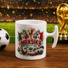 Bk Gift Meksika Taraftar Temalı Dünya Futbol Kupası Tasarımlı Hammer Kupa Bardak