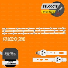 S Line SVS320AD7_6LED -7led  LTA320AP33 Tv LED Bar