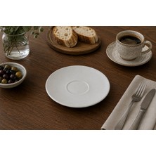 Bonnami Iris White Gourmet Kahve Fincan Tabağı 16 cm