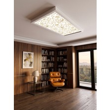 Gökyüzü Panel Gold Desenli 60X120, 106W, Sıva Üstü, Güçlü LED Aydınlatma, Tavan Armatürü, LED Panel, Ofis, Mutfak Aydınlatması