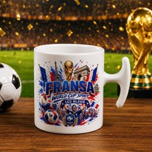 Bk Gift Fransa Taraftar Temalı Dünya Futbol Kupası Tasarımlı Hammer Kupa Bardak