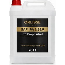 orlisse kimya saf ıpa %99,9  alkol 20 litre | endüstriyel temizlik & elektronik temizleyici