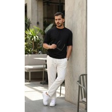 Lune Store Erkek Duble Kol Basic Tişört