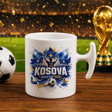 Bk Gift Kosova Taraftar Temalı Dünya Futbol Kupası Tasarımlı Hammer Kupa Bardak-5