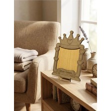 5 Adet Ahşap Boyanabilir Çerçeve Canım Annem Yazılı 14X20 cm - Kişiselleştirilebilir Anneler Günü Hediyesi