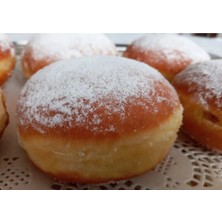 Seymen Delights Berliner Krapfen, Kayısı Marmelatı Dolgulu 4'lü Paket, Alman Pastası