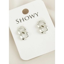 Showy Accessories Sonsuzluk Yeni Sezon Metal Küpe