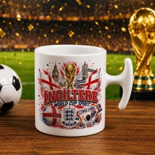 Bk Gift Ingiltere Taraftar Temalı Dünya Futbol Kupası Tasarımlı Hammer Kupa Bardak