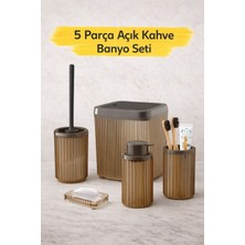 UltraMint 5 Parça Modern Banyo Aksesuar Seti, Şık ve Dayanıklı Tasarım