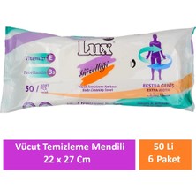 Lüx Hasta Vücut Temizleme Havlusu 22 x 27 cm 50 Li x 6 Paket