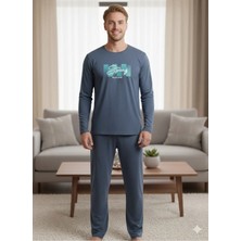 Uzun Kollu Mevsimlik Erkek Pijama Takımı