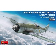 Miniart 48035 1:48 Focke-Wulf Fw 190D-9 Erken Üretim Jg 54 \"grьnherz\" Temel Kit