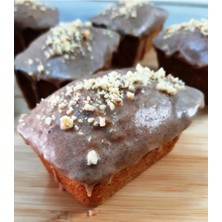 Seymen Delights Mini Nusskuchen Mit Zimtglasur - Tarçınlı Glasür Kaplamalı Mini Fındıklı Kek 6 Adet